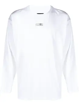 MM6 Maison Margiela: Белая футболка 
