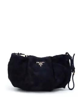 Prada Pre-Owned: Коричневая сумка 