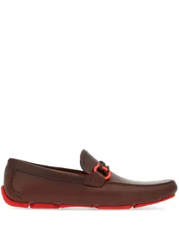 Ferragamo: Коричневые туфли  Gancini