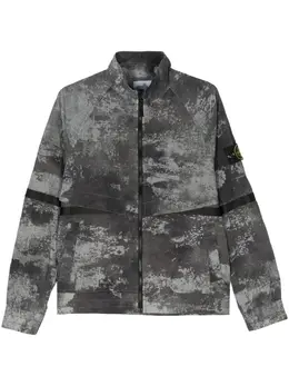 Stone Island: Куртка  Compass с принтом