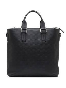 Louis Vuitton Pre-Owned: Чёрная сумка-шоппер