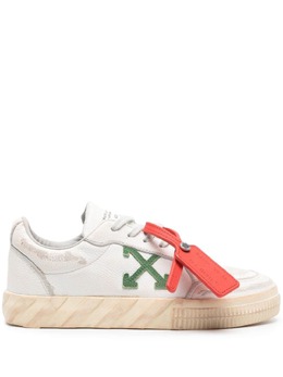 Off-White: Белые кроссовки  Vulcanized