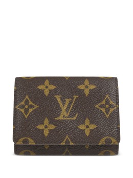 Louis Vuitton Pre-Owned: Коричневый картхолдер 