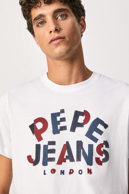 Pepe Jeans: Белая футболка 