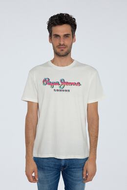 Pepe Jeans: Белая футболка 