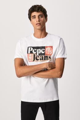 Pepe Jeans: Белая футболка 