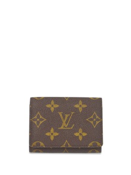 Louis Vuitton Pre-Owned: Коричневый картхолдер 