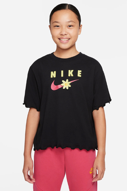 Nike: Чёрная футболка 