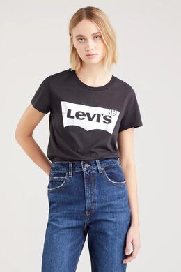 Levi's: Чёрная футболка 