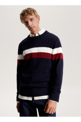 Tommy Hilfiger: Белый свитер 