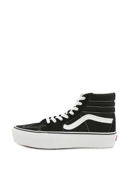 Vans: Чёрные кроссовки  Sk8-Hi