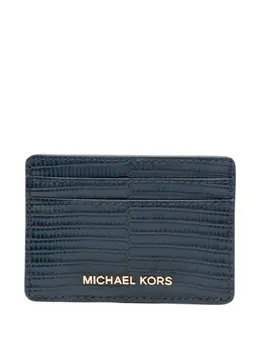 Michael Kors: Синий картхолдер  Jet Set