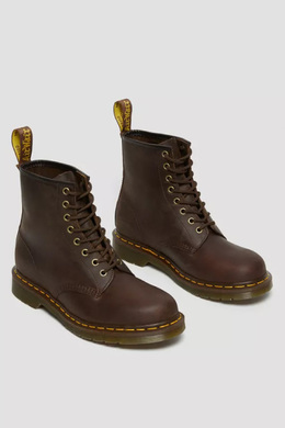 Dr. Martens: Коричневые ботинки 