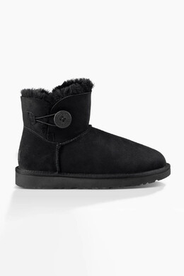 UGG: Чёрные ботинки 