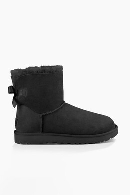 UGG: Чёрные ботинки 