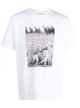 Maison Kitsuné: Хлопковая футболка 