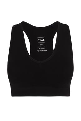 Fila: Чёрный бюстгальтер 