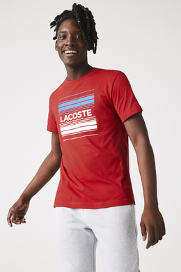 Lacoste: Красная футболка 