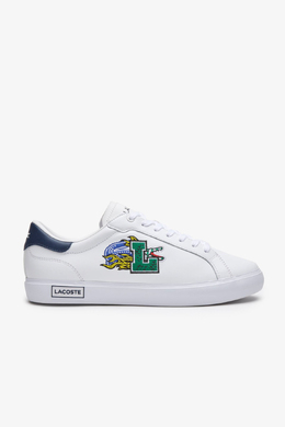 Lacoste: Белые кроссовки 