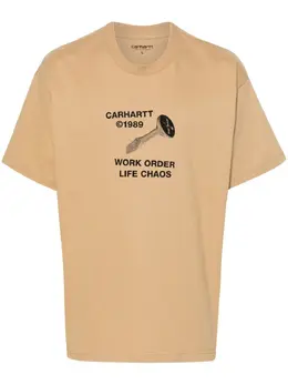 Carhartt WIP: Футболка с принтом 