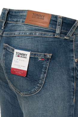 Tommy Jeans: Синие джинсы 