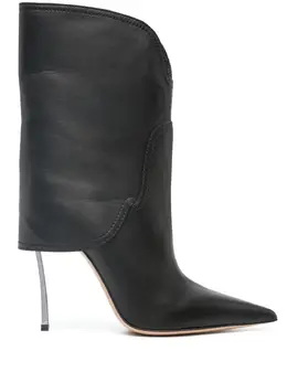 Casadei: Чёрные ботинки 