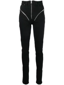 Mugler: Чёрные джинсы 