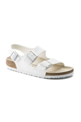 Birkenstock: Белые сандалии 