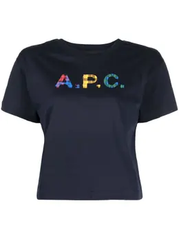 A.P.C.: Футболка с принтом 