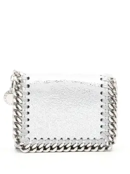 Stella McCartney: Серебристый кошелёк  Falabella