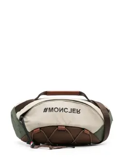 Moncler Grenoble: Бежевая сумка 