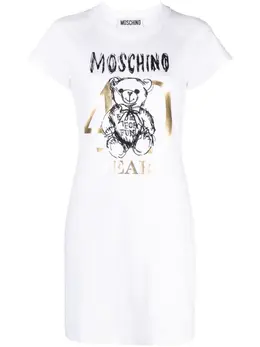 Moschino: Хлопковое платье  Teddy Bear