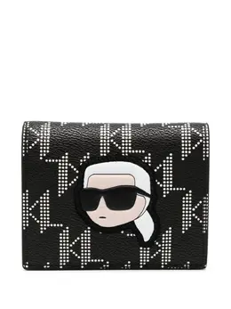 Karl Lagerfeld: Чёрный кошелёк  Ikonik Monogram