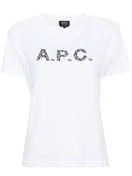 A.P.C.: Футболка с принтом