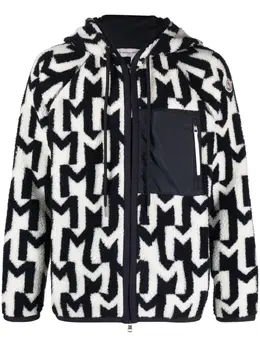 Moncler: Синяя толстовка 