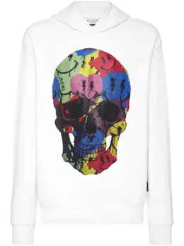 Philipp Plein: Белый свитшот  Skull