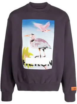 Heron Preston: Тёмный свитшот  Censored