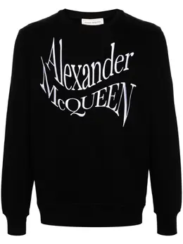 Alexander McQueen: Хлопковый свитшот 