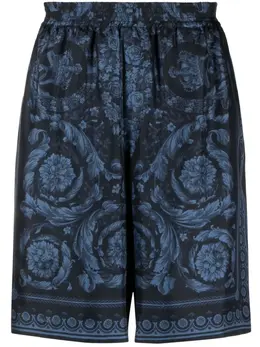 Versace: Шорты  Barocco с принтом