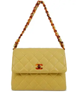 CHANEL Pre-Owned: Бежевая сумка 