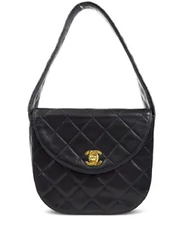 CHANEL Pre-Owned: Чёрная сумка 