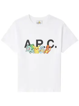 A.P.C.: Футболка с принтом 