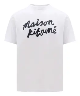 Maison Kitsuné: Футболка с принтом 