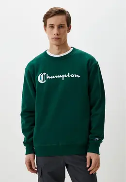 Champion: Зелёный свитшот