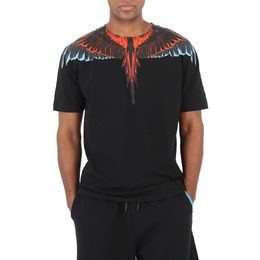 Marcelo Burlon: Хлопковая футболка Wings