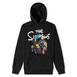 Balenciaga: Чёрная толстовка The Simpsons