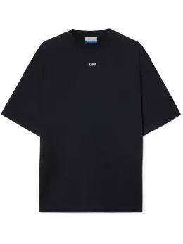 Off-White: Футболка с принтом 
