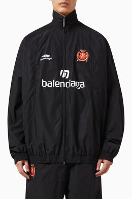 Balenciaga: Хлопковая куртка Soccer