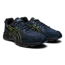 Asics: Синие кроссовки 