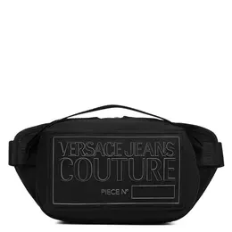 Versace Jeans Couture: Чёрная сумка